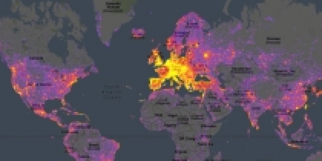  Une carte des endroits les plus photographiés